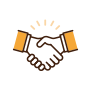 握手アイコン